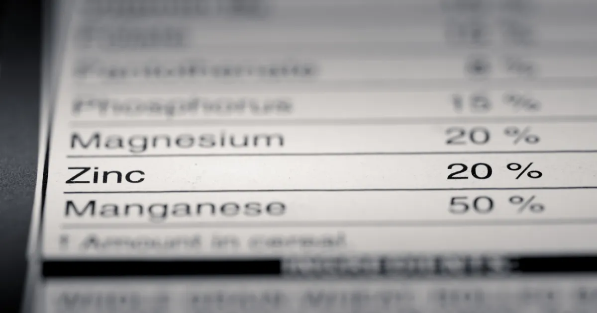 Santé : carences et exes en minéraux ( zinc, magnésium, calcium)